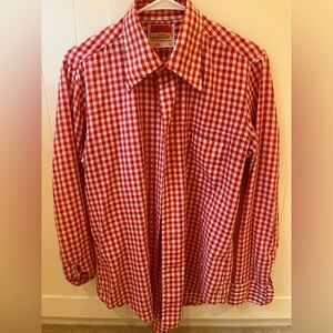 Red Checkered Vintage Hudson’s Bay Men's Shirt